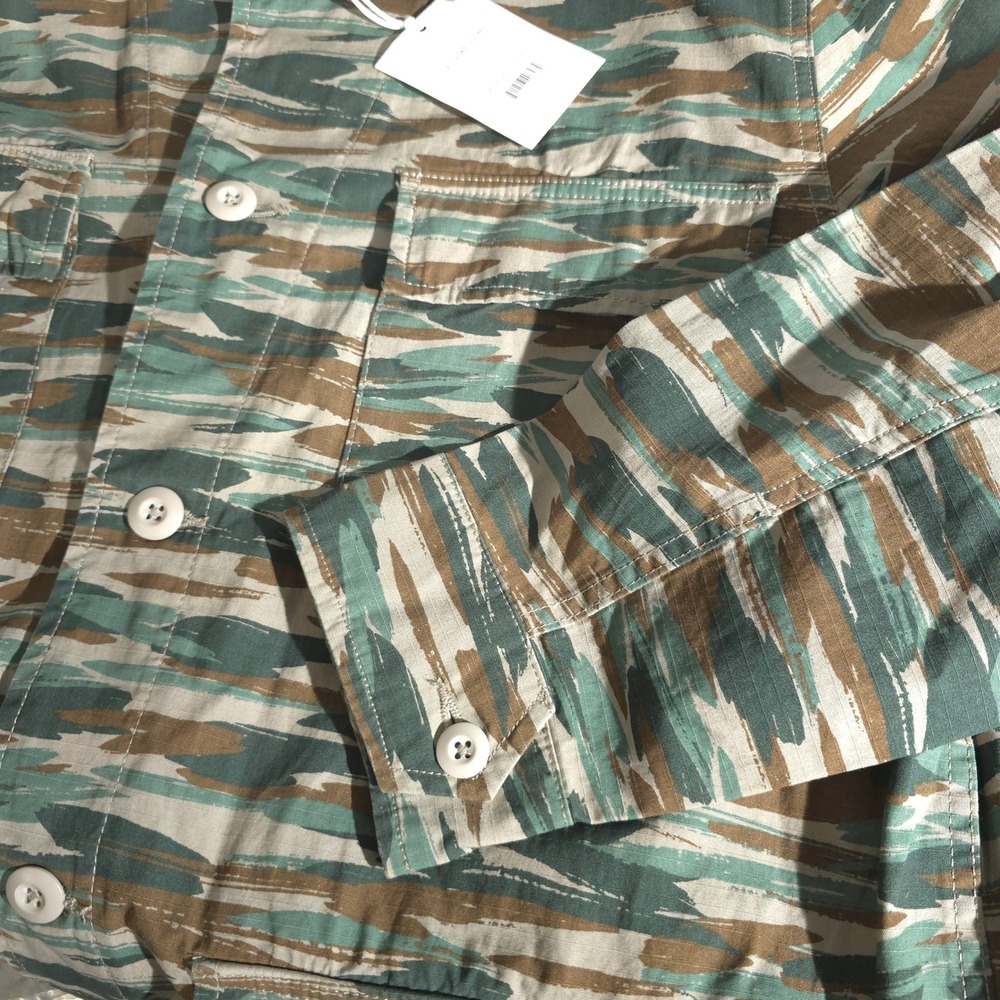 Free Assembly Mens Fatigue Military Jacket Sz XL Camo Camouflage Cotton New NWT - Picture 6 of 13